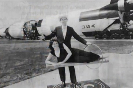 Walter performs for NASA Astronauts